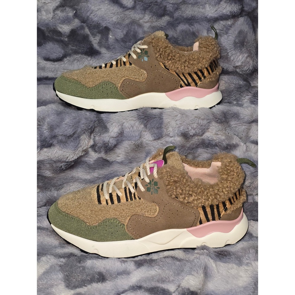 NEW Patrizia‎ by Spring Step ColorMefun Beige Multi Sneakers 41/ US 9.5 -10